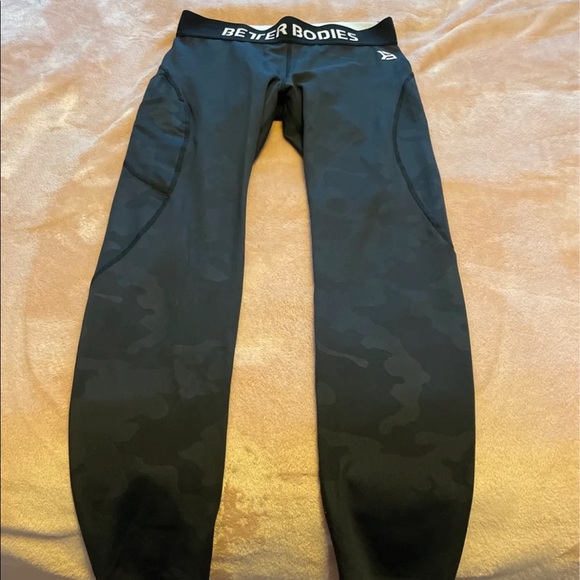 Betterbodies black camo leggings M - Picture 1 of 8